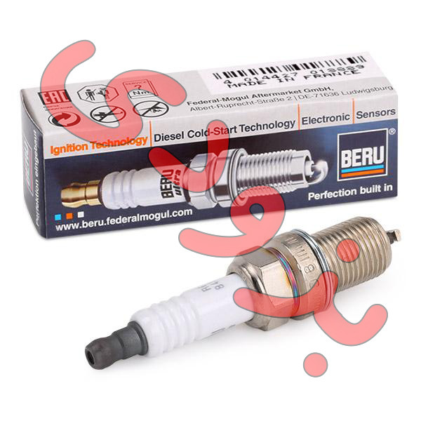 شمع برو BERU اولترا مدل Z15 آچار16 پایه کوتاه اصلی فرانسه(14FR-7 DU)(قیمت به ازای یک عدد شمع)