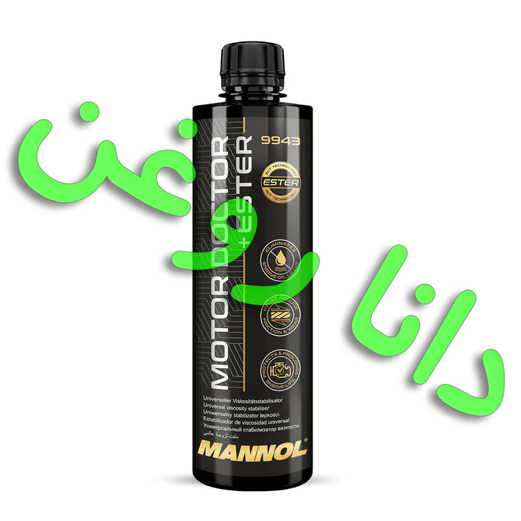مکمل روغن موتور دکتر اِستِر مانول 9943 اصلی آلمان 450 سی سی(ضد تبخیر روغن و افزایش دهنده ی شاخص ویسکوزیته به همراه اِستِر)(مناسب روغن موتور در موتور های با ساعت کار بالا)