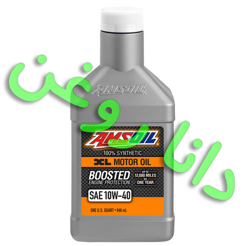 روغن موتور (1 لیتری)100 درصد فول سنتتیک اَمزویل AMSOIL (امس اویل) مدل Extended-Life گرید 10W40 با سطح کیفی API SP بهمراه نتایج آزمایشات آزمایشگاهی و مقایسه با برند رویال پرپل