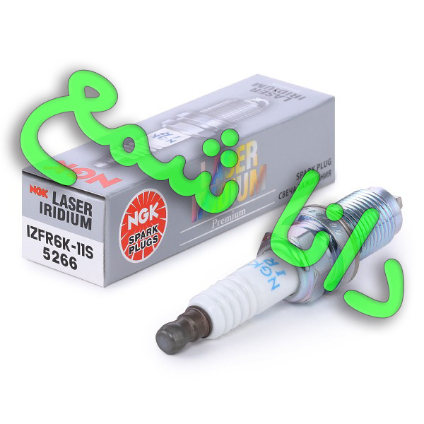 شمع انجیکا نیتِرا پایه کوتاه NGK 5266 ایریدیوم سوزنی لیزر مدل IZFR6K-11S مناسب اتومبیلهای ماکسیما - شاهین - تویوتا کمری ، زانتیا ، هیوندا ، مزداNGK IZFR6K-11S 5266 SPARK PLUG