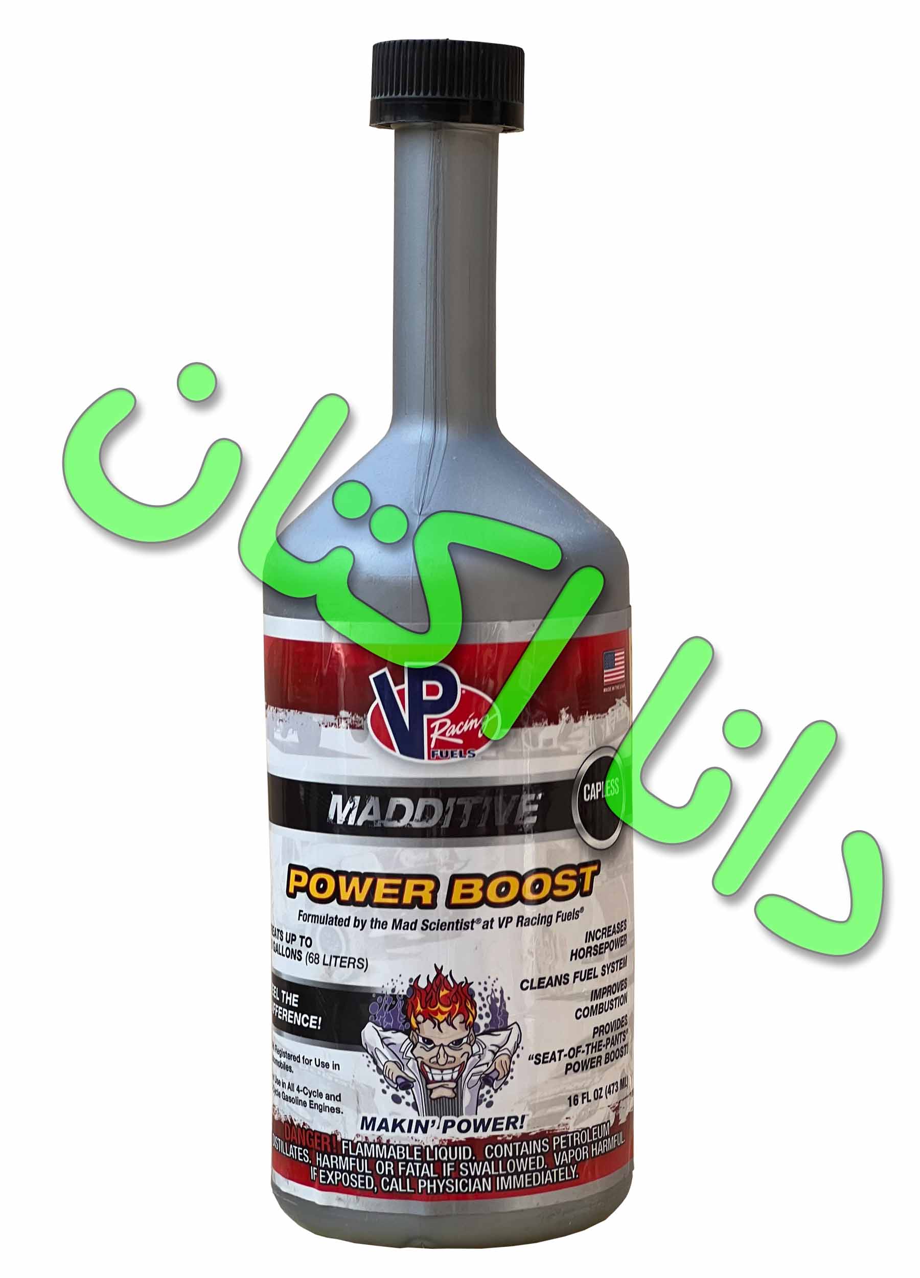 اکتان بوستر 2 منظوره ی ویپی ریسینگ VP Racing مدل Power Boost مناسب آفرود و ریسینگ و مصرف داخل شهر و خارج شهر با هر کیفیت بنزینی VP Racing Power Boost™ – Improve Engine Performance