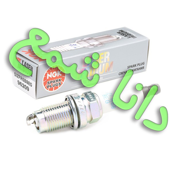 شمع انجیکا نیتِرا پایه کوتاه NGK 96209 سوزنی ایریدیوم لیزر مدل SIZFR6B8EG مناسب موتور EF7-ام جی 6و350 وNGK SIZFR6B8EG 96209 Spark Plug360