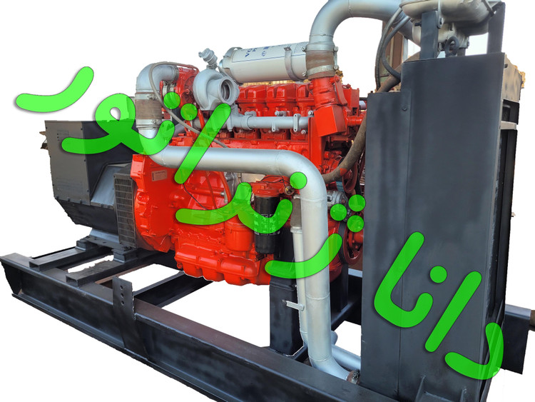 ژنراتور 5 سیلندر اسکانیا پایه گازسوز 180 کاوا دائم کار جهت تامین برق صنایع(هر فاز 150 امپر دائم کار)