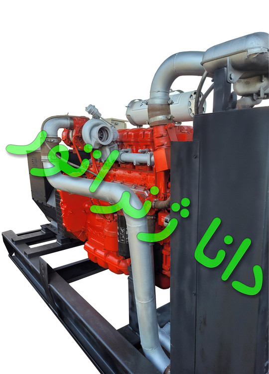 ژنراتور 5 سیلندر اسکانیا پایه گازسوز 180 کاوا دائم کار جهت تامین برق صنایع(هر فاز 150 امپر دائم کار)