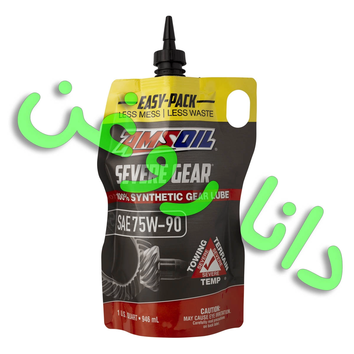 روغن گیربکس و دیفرانسیل امزویل(امس اویل)AMSOIL مدل Severe Gear گرید 75W90 دنده دستی با سطح کیفی API GL5 مناسب تمامی گیربکسها و دیفرانسیلهای جدا یا باهم در محور عقب متحرک یا جلو متحرک