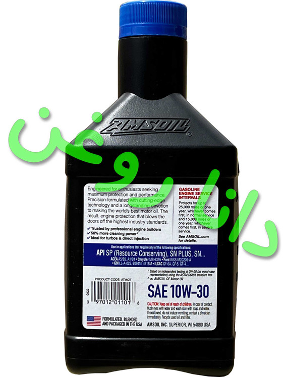 روغن موتور 10W30 امزویلAMSOIL(امس اویل)مدل Signature Series SP