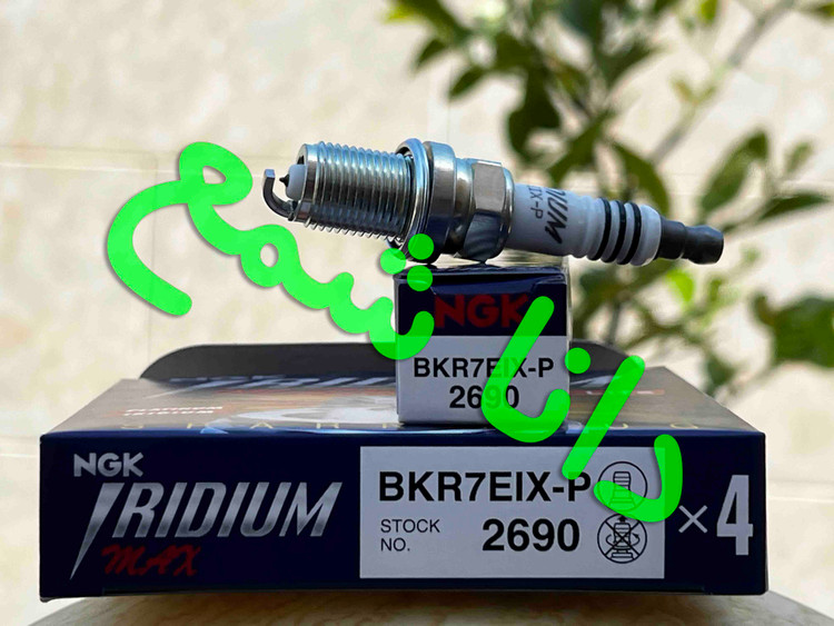 شمع انجیکا مدل NGK BKR7EIX-P 2690 پایه کوتاه سوزنی ایریدیوم مکس(شمع دنا توربو شاهین و هاوال و فوتون)
