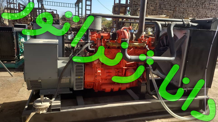 ژنراتور 6 سیلندر اسکانیا پایه گازسوز 140 کاوا دائم کار جهت تامین برق صنایع(هر فاز 110 امپر دائم کار)بهمراه برد کنترل دیپ سی انگلیس